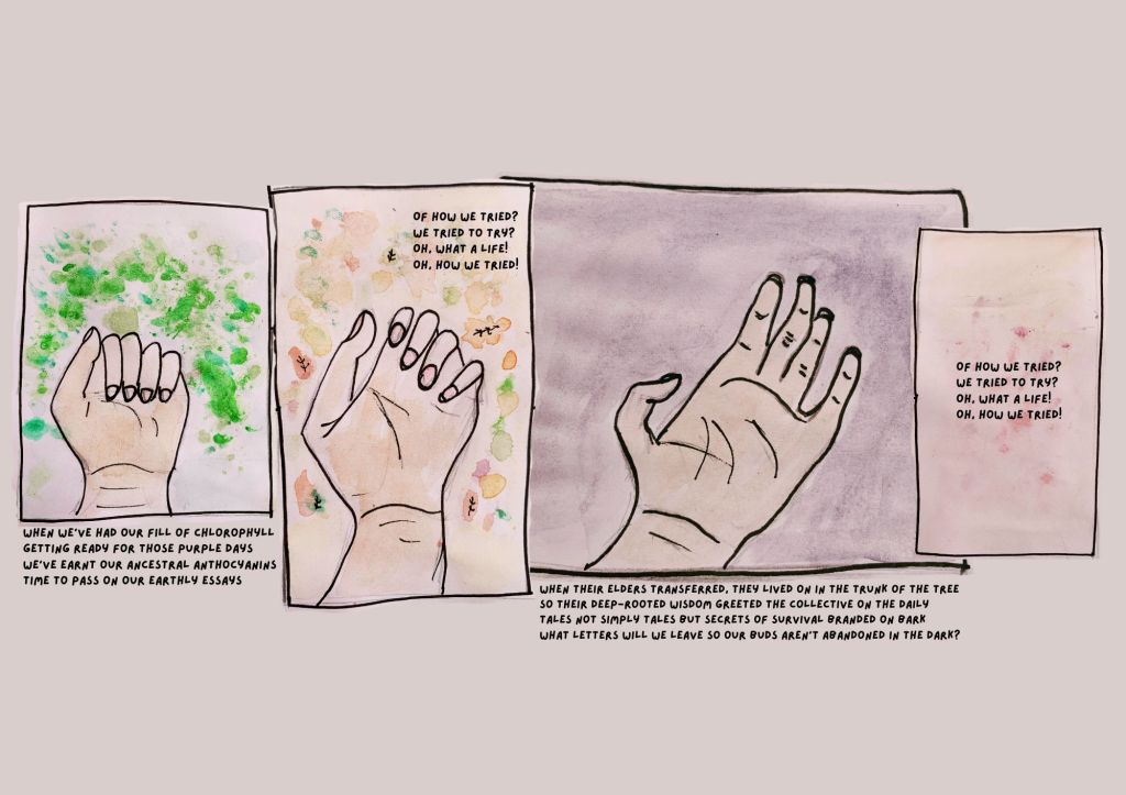 Day 2 Comic Practice: #054: Stories as secrets of survival